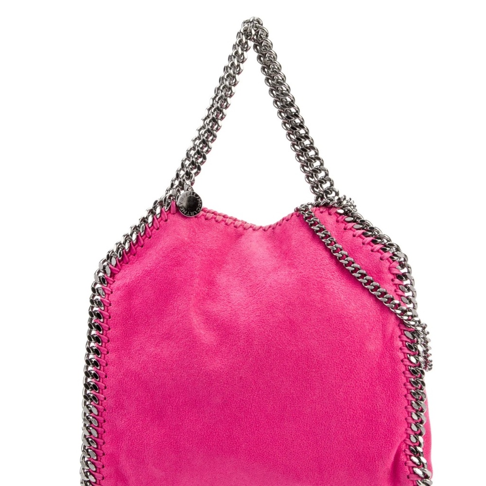 Stella Mccartney Shaggy Deer Falabella tote pink